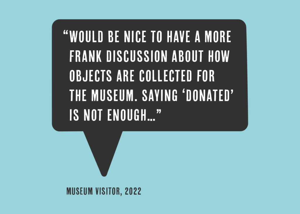 Design of a text panel for the exhibition 