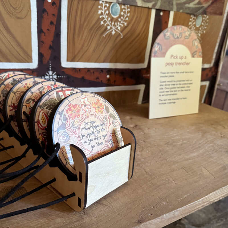 Wooden handling items Shakespeare's Birthplace